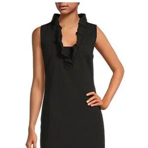 Lilly Pulitzer Black Ruffle Midi Dress